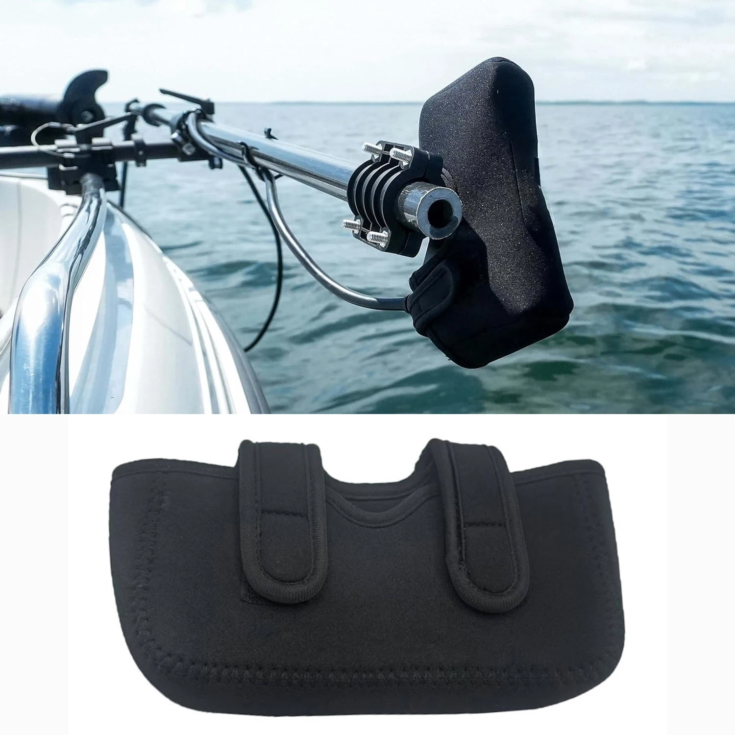 Fish Finder Case - Garmin Livescope Plus LVS34 用トラベルトランスデューサーカバー、防水、衝撃吸収プロテクター、ボート/魚群探知機ソナー用