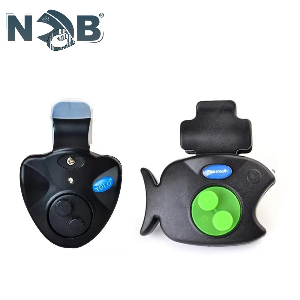 Bite Indicator - NGB 釣りバイトアラームバッテリーなし電子ブザー釣竿サイレン昼間夜間インジケーター