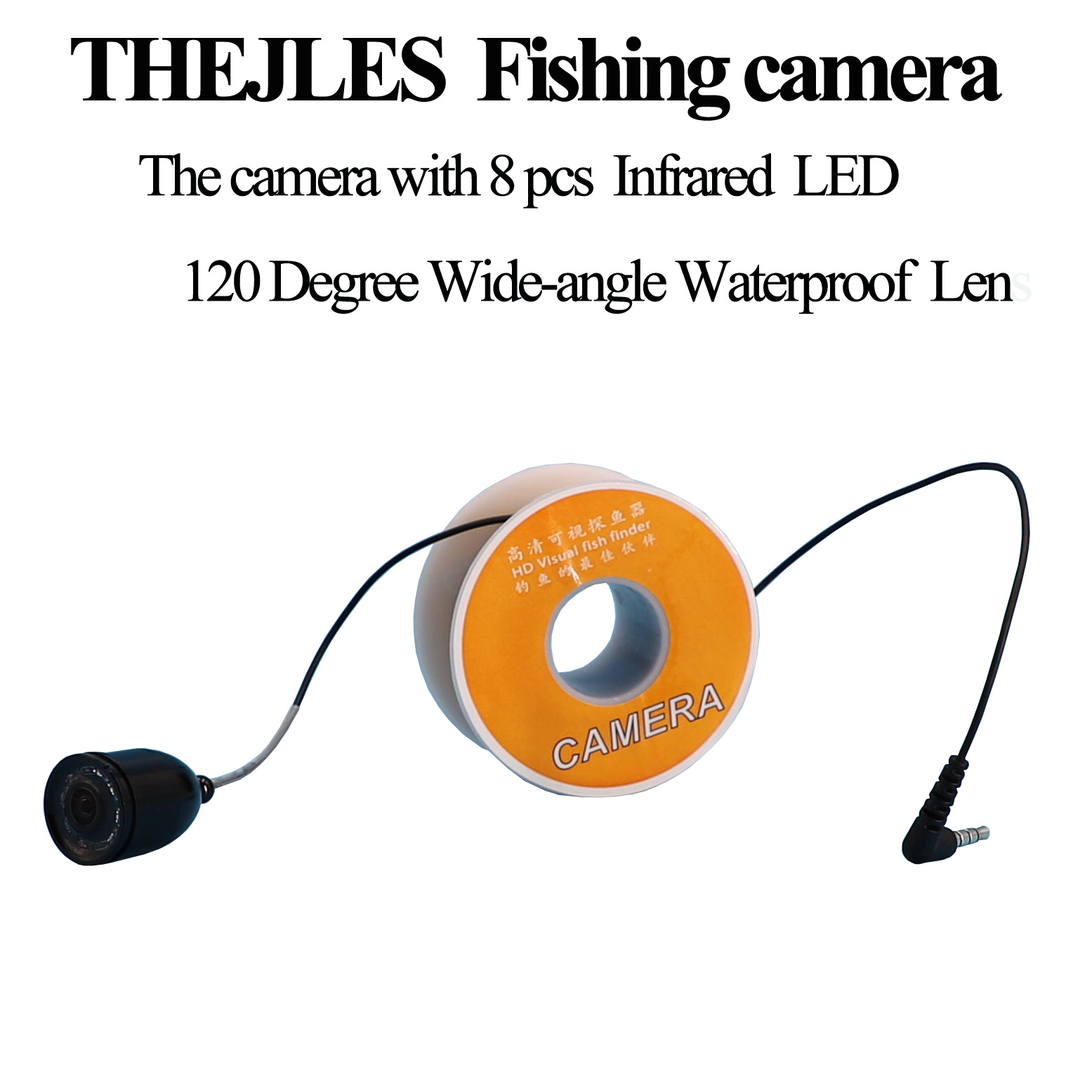 水中釣りカメラ 8個のIR赤外線ランプ付き オン/オフ機能  - Fish Finder Cable のレビューと価格