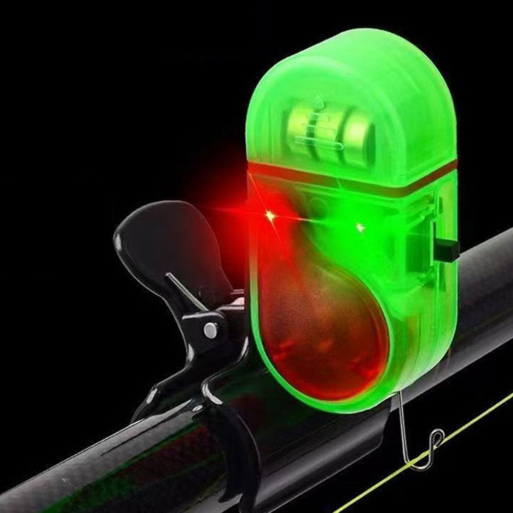 電子式釣りバイトアラーム LEDライト ロッドクリップ式 大 - Bite Indicator のレビューと価格