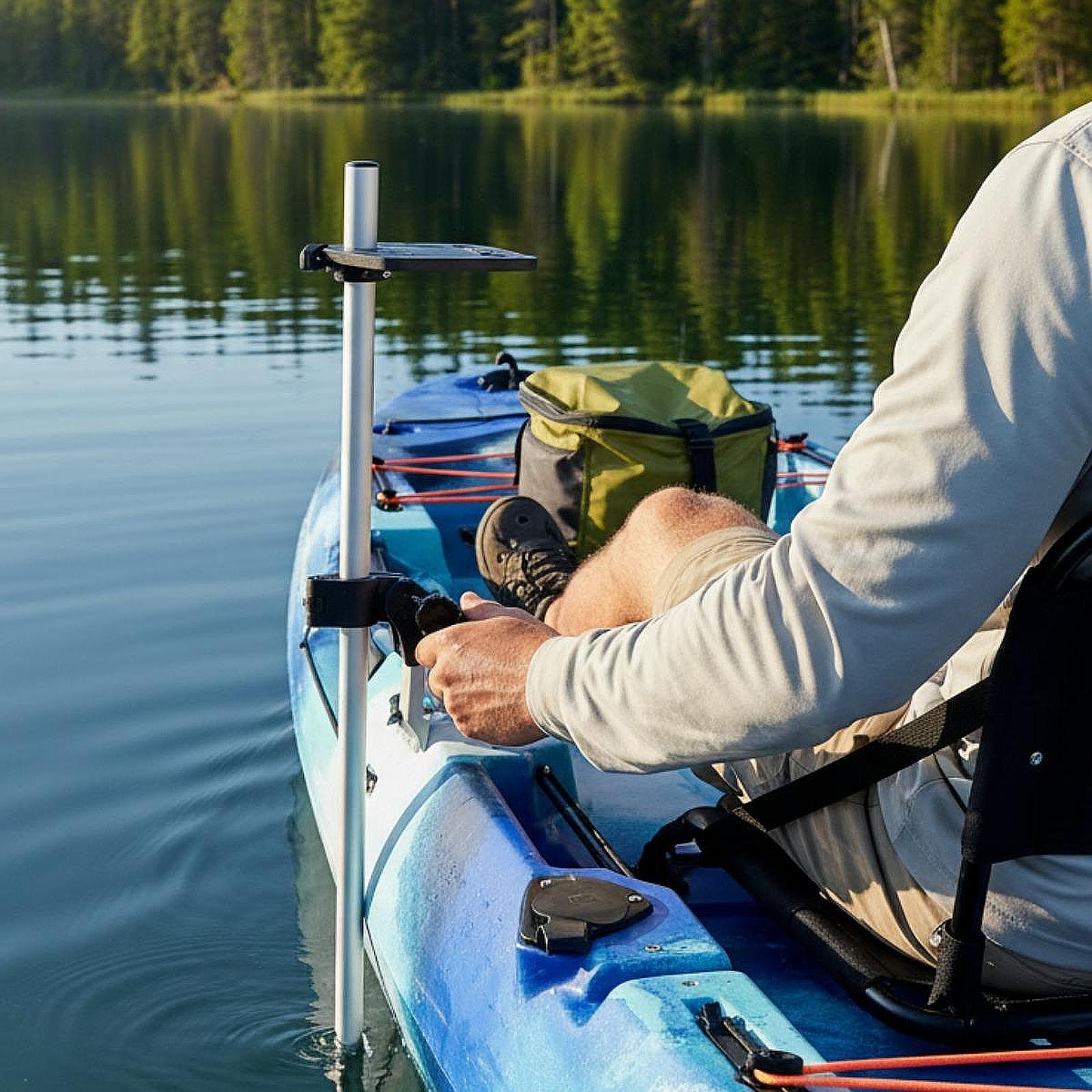 持ち運びが簡単な魚群探知機マウント、アルミニウム合金製の耐久 - Fish Finder のレビューと価格