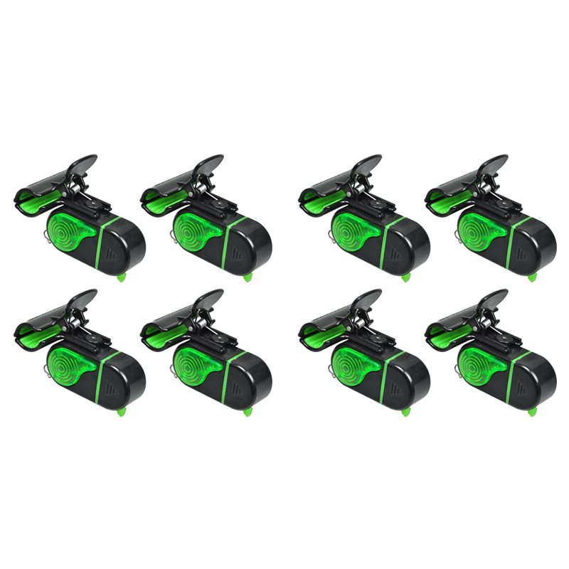 A06F-8PCS LEDライト付き釣り用バイトアラーム - - Bite Alarm のレビューと価格