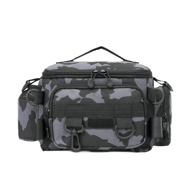 ブラックフィッシングタックルショルダーバッグストレージウエス - Fish Finder Case のレビューと価格