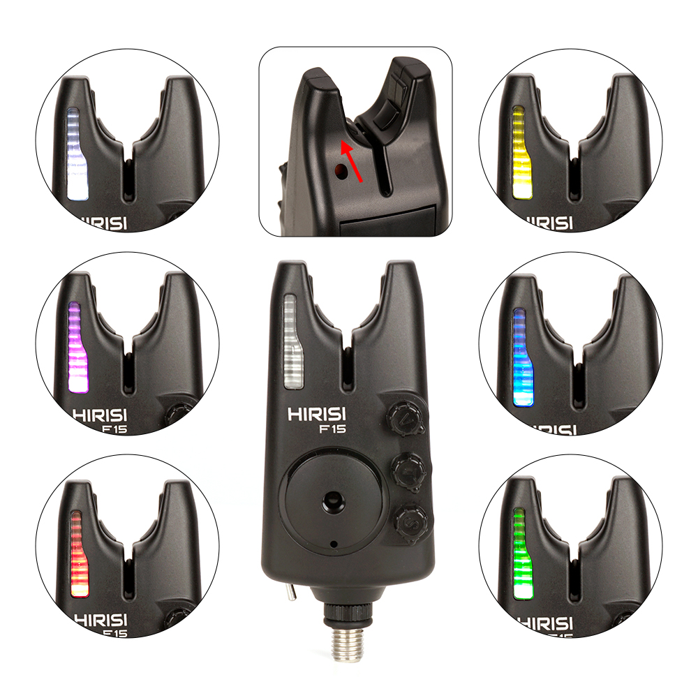 Hirisi F15-4 ワイヤレス鯉釣りバイトアラーム 1 - Bite Indicator のレビューと価格